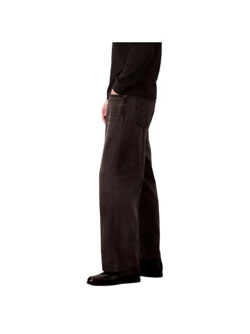 CALVIN KLEIN JEANS Schwarz Lyocell Relaxed-Fit-Jeans