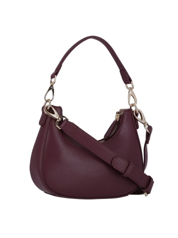 Valentino Zero Schultertasche Leder 22 cm in prugna