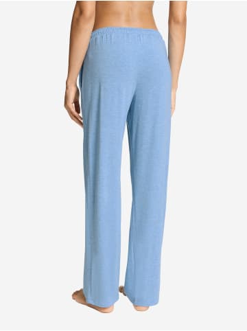 Hanro Pyjamahose Natural Elegance in bluebird melange