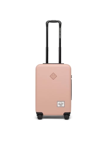 Herschel Heritage Hardshell - 4-Rollen Kabinentrolley 55 cm (black) in ash rose