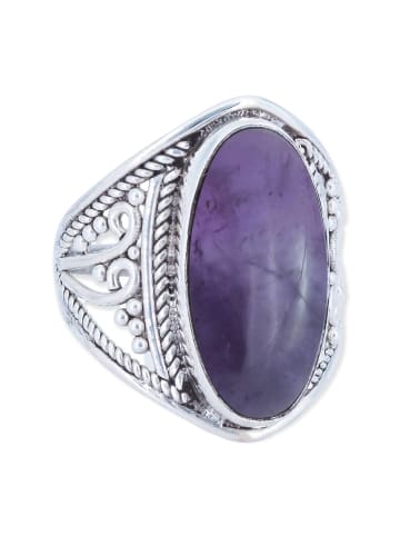 mantraroma 925er Silber - Ringe mit Amethyst