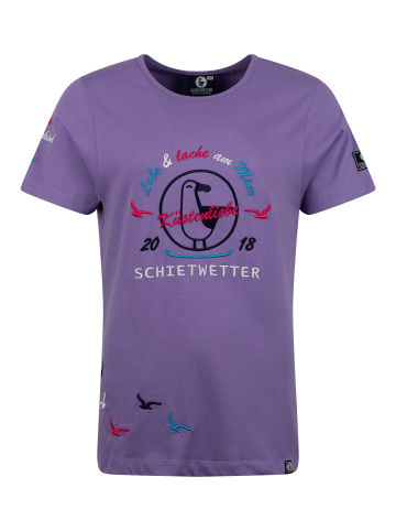 SCHIETWETTER T-Shirt "Hanni Herzstück" in lavendel