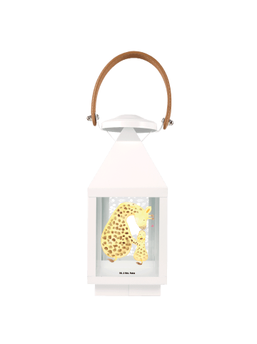 Mr. & Mrs. Panda Laterne Deko Giraffe Kind ohne Spruch in Transparent