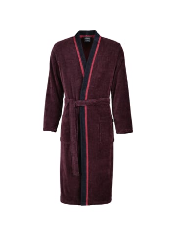 Cawö Cawö Bademäntel Herren Kimono 4839 rot-schwarz - 92 in rot-schwarz - 92