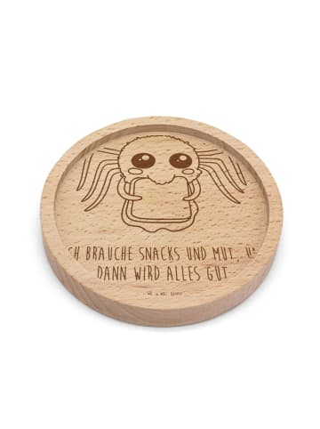 Mr. & Mrs. Panda Untersetzer Holz Spinne Agathe Sandwich mit Spruch in Transparent