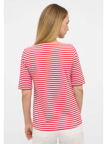 Eterna Bluse REGULAR FIT in weiß/rot