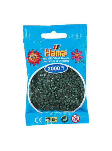 Hama Beutel mit 2000 Mini-Bügelperlen olivgrün - ab 10 Jahren