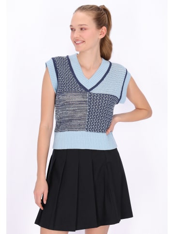 myMo Women Vest in light blue navy