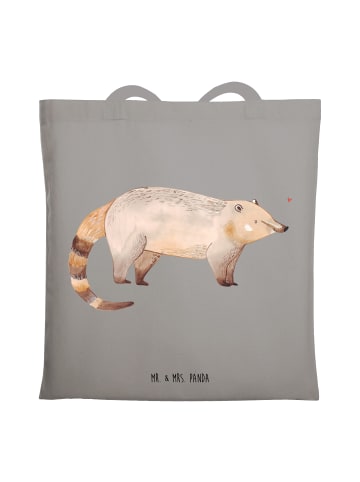 Mr. & Mrs. Panda dokumententasche Nasenbär ohne Spruch in Light Grey
