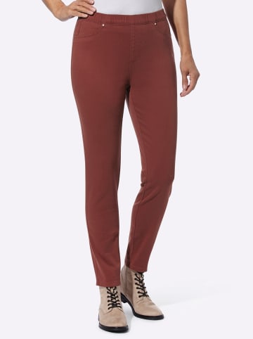 WITT WEIDEN Schlupfhose in rotbraun