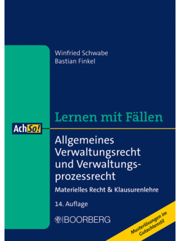 Richard Boorberg Verlag Buch - Allgemeines Verwaltungsrecht und Verwaltungsprozessrecht
