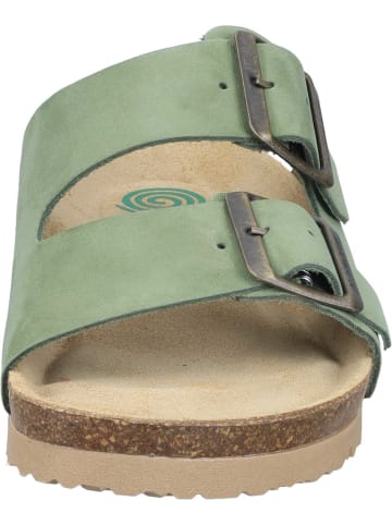 Dr. BRINKMANN Klassische Pantoletten in grün
