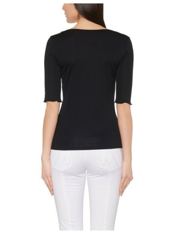 MARC CAIN Rundhals T-Shirt für Damen in dunkel-blau