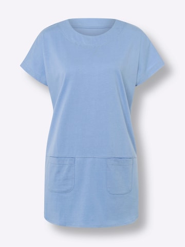 Sieh an! Longshirt in himmelblau