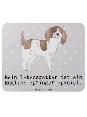 Mr. & Mrs. Panda Mauspad English Springer Spaniel Lebensretter m... in Grau Pastell