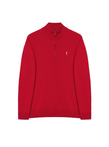 Polo Club Pullover in Dunkelrot