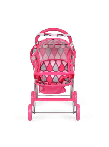 Moni Puppenbuggy, Puppenwagen 9617 in rosa