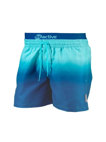 BECO the world of aquasports Badeshorts BEactive Swim Shorts in hellblau-dunkelblau