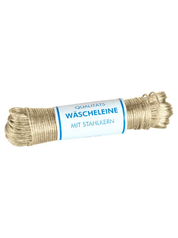 homiez Wand-Wäscheleine in braun
