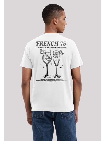 F4NT4STIC T-Shirt French 75 From Paris With Love in weiß