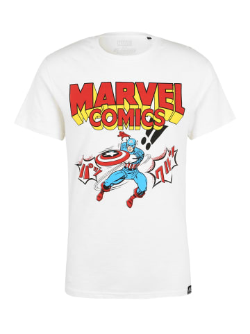 Recovered T-Shirt Marvel Comics Captain America Japan in Weiß