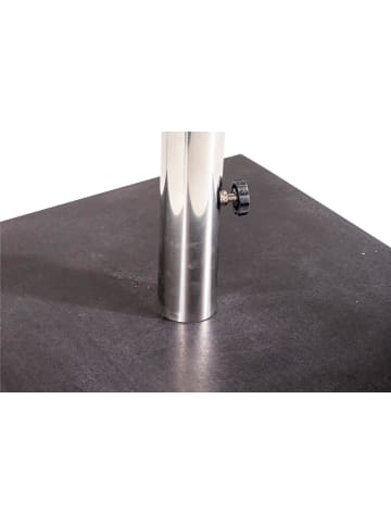 ebuy24 Sonnenschirmständer Stathera Grau 50 x 50 cm