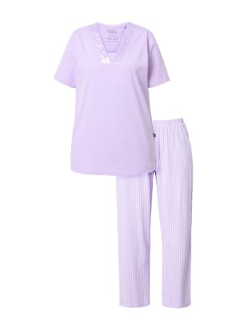 Ulla Popken Pyjama in zartes lavendel