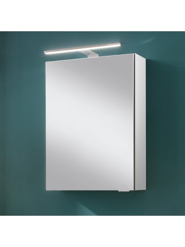 Fackelmann LED-Spiegelschrank SBC in weiß-40(B)x68(H)x15,3(T)cm