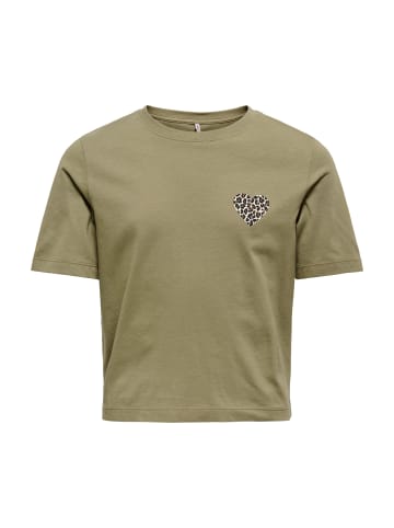 KIDS ONLY T- Shirt 'Rex Leo' in grün