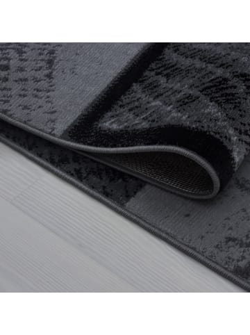 Teppich Boss Kurzflor Teppich Pago Schwarz
