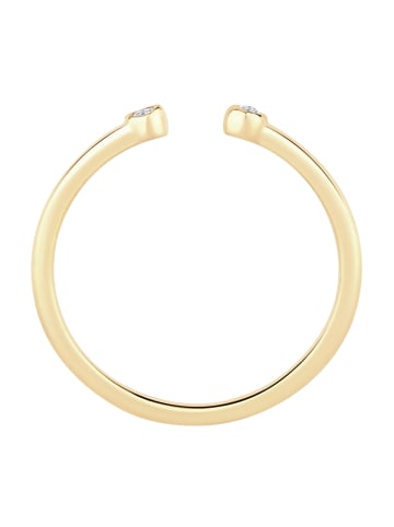 Glanzstücke München Ring aus Sterling Silber mit Topas in gelbgold