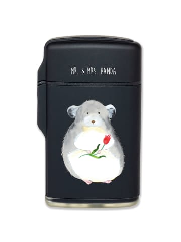 Mr. & Mrs. Panda sturmfeuerzeug Chinchilla Blume ohne Spruch in Schwarz