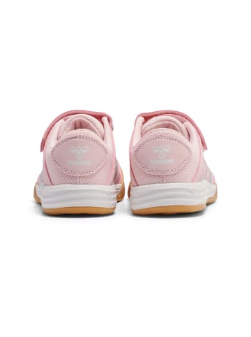 Hummel Klettverschluss Hallenschuh Multiplay Stable Innenbereich Kinder in PINK-A-BOO