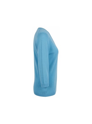 Malo Blau Seide Damen Pullover