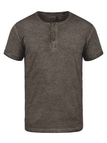 !SOLID Rundhalsshirt SDTihn in Braun