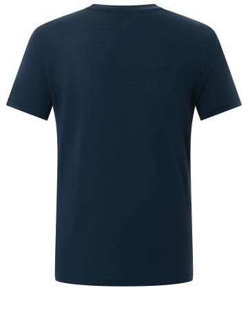 super.natural Merino T-Shirt in blau