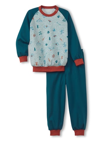 Calida Pyjama in deep dive petrol