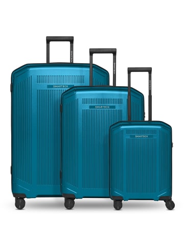 Smartbox Edition 02 4 Rollen Kofferset 3-teilig in ocean blue metallic