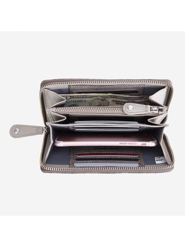 Jekyll & Hide Valencia Geldbörse RFID Leder 17 cm grey