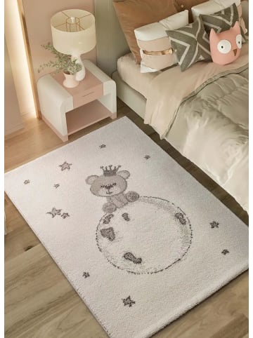Atticgo Kinderteppich CRANBERRY in weiß