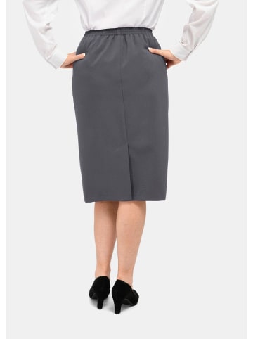 GOLDNER Reiseschlupfrock Knitterfreier Reiseschlupfrock in dunkelgrau