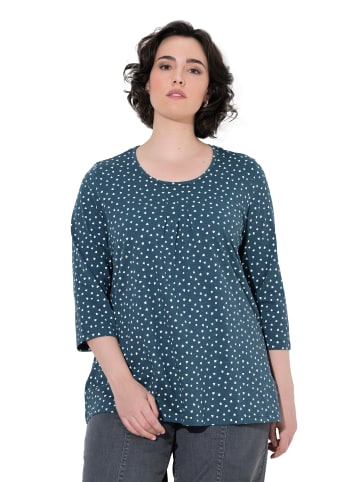 Ulla Popken Langarmshirt in graupetrol