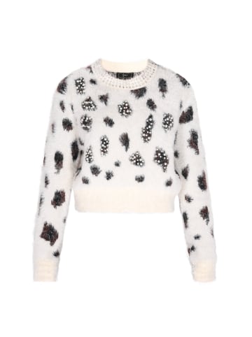 faina Damen Pullover in Wollweiss