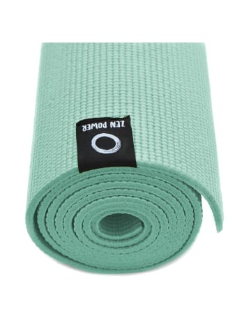 zenpower Yogamatte " We Love Yoga 183x60x0,6 cm " in mint