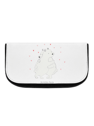 Mr. & Mrs. Panda kosmetiktäschchen Eisbär Umarmen ohne Spruch in Weiß