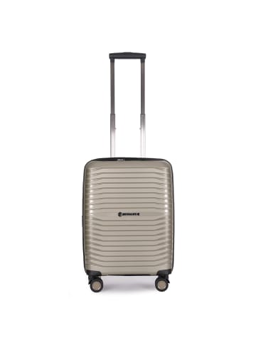 Stratic Bright+ 4 Rollen Kabinentrolley S 56 cm mit Dehnfalte in champagne
