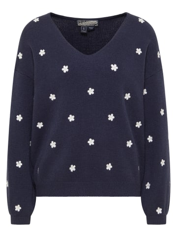 DreiMaster Damen Strick Pullover in Marine