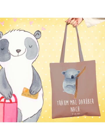 Mr. & Mrs. Panda Tasche Koalabär mit Spruch in Braun Pastell