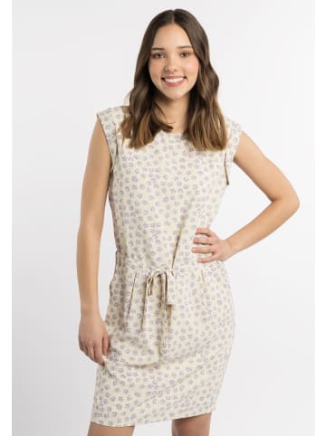 myMo Damen Kleid Mit Blütenprint in Hellgelb