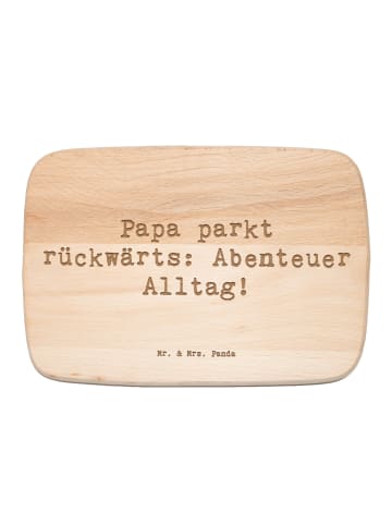 Mr. & Mrs. Panda Schneidebrett Holz Spruch Vater Abenteuer mit S... in Transparent